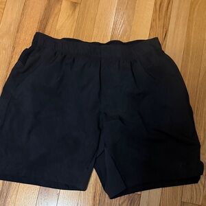 Abercrombie & Fitch Black Athletic Shorts